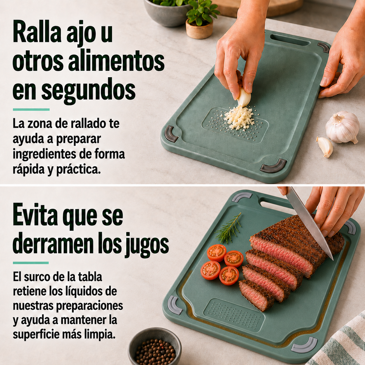 Tabla para Cortar de Acero Inoxidable